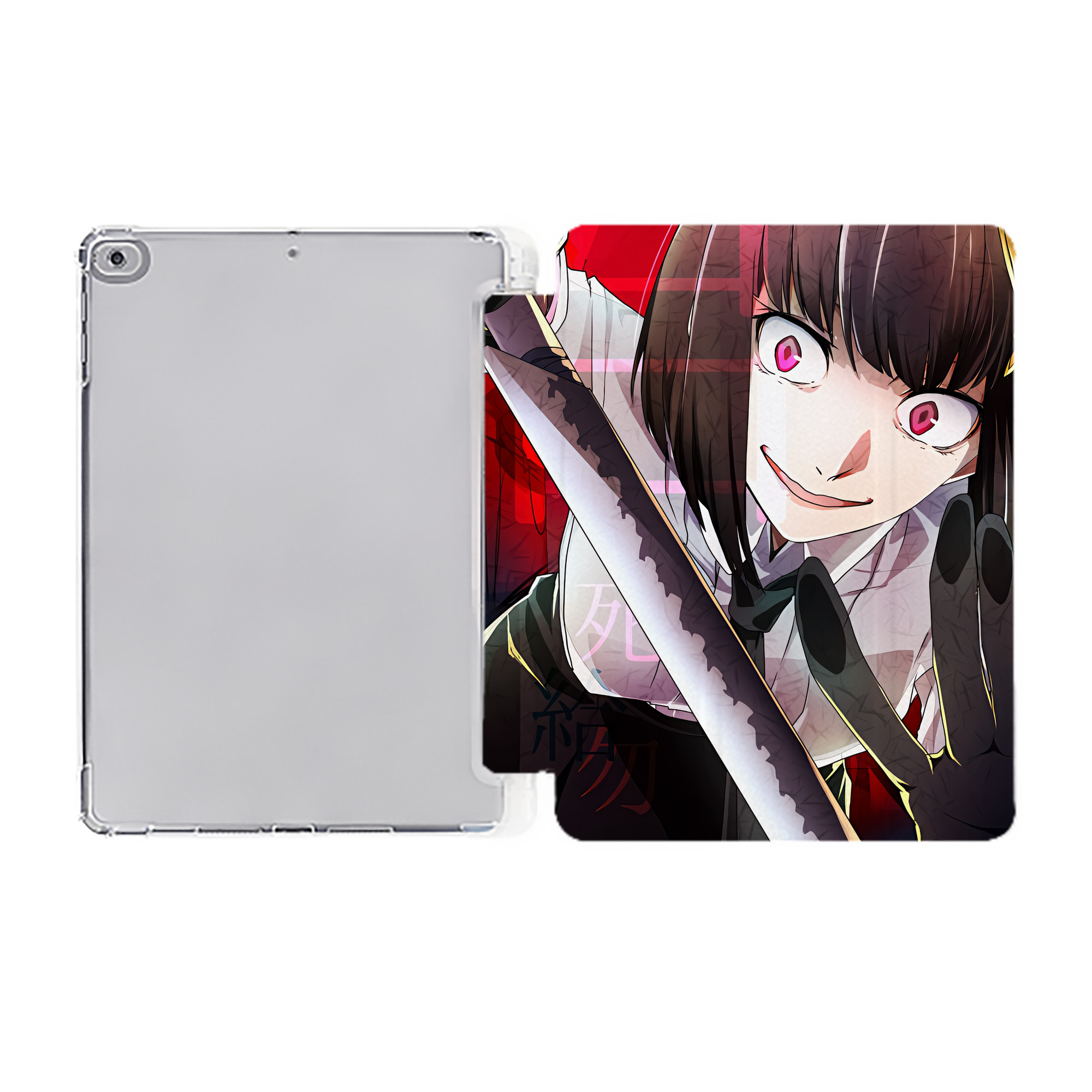 （画像用） 文豪ストレイドッグス Bungo Stray Dogs IPad ケース ペン収納付き 三つ折りスタンド PUレザー×シリコン 対応機種9.5/10.5/10.9インチ